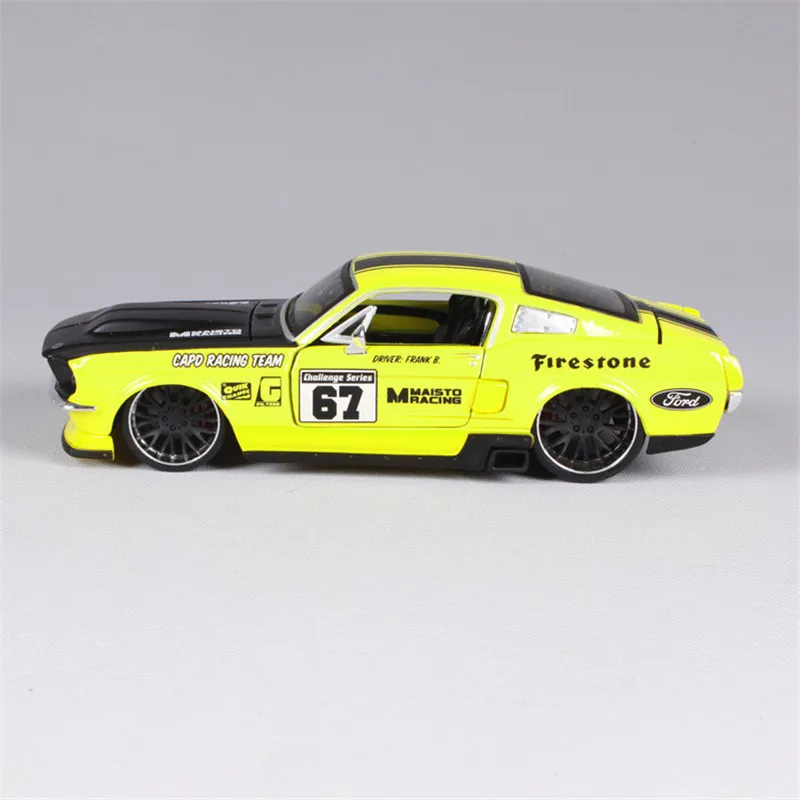 Эксклюзивная коллекция 1:24 Ford 1967 Mustang GT спортивный автомобиль сплав модель