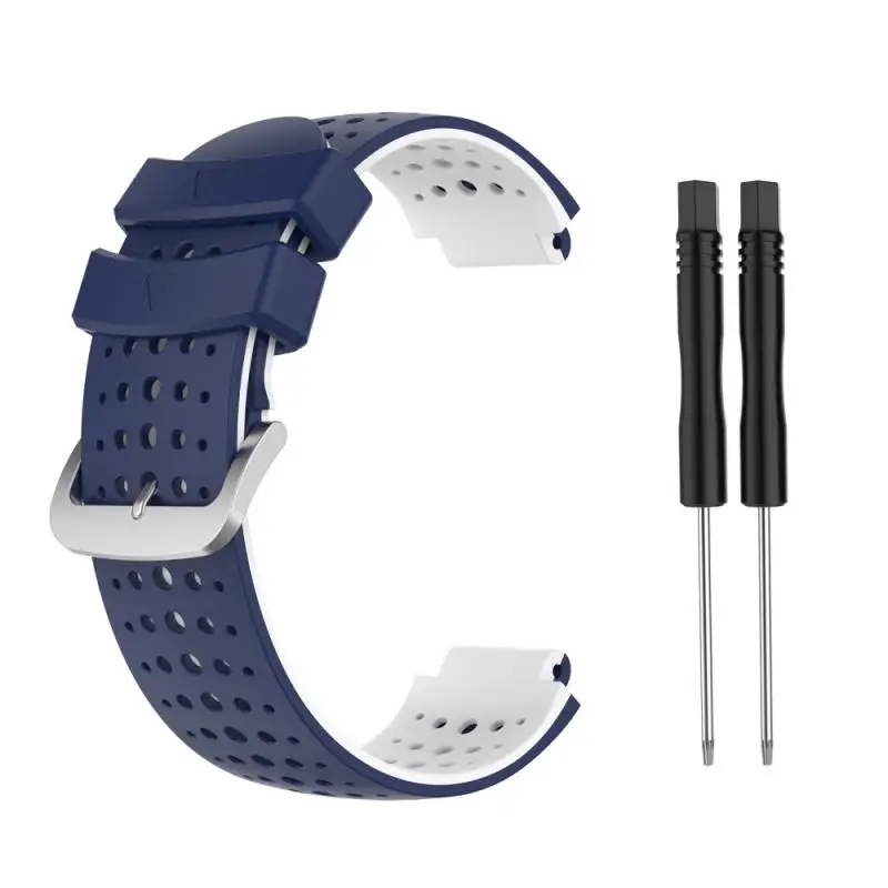 Ремешок силиконовый для Garmin Forerunner220 230 235 620 630 735XT мягкий спортивный браслет