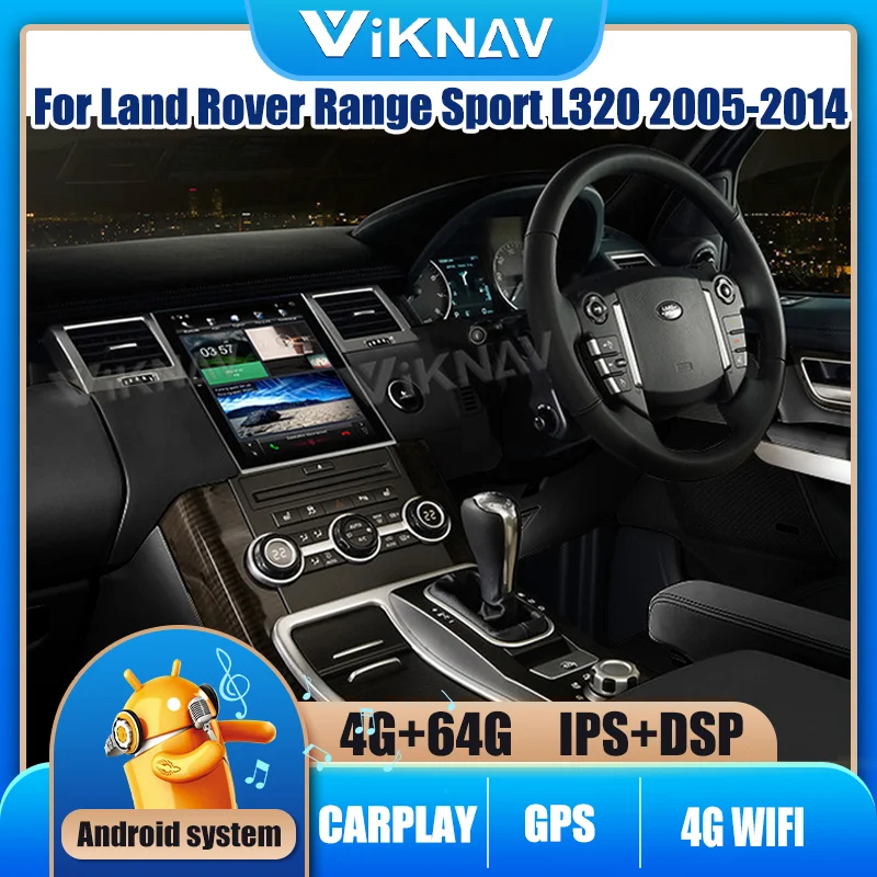 

For Land Rover Range Sport L320 car radio player 2005-2013 Android Car stereo Vertical Screen GPS Navigation multimedia Player