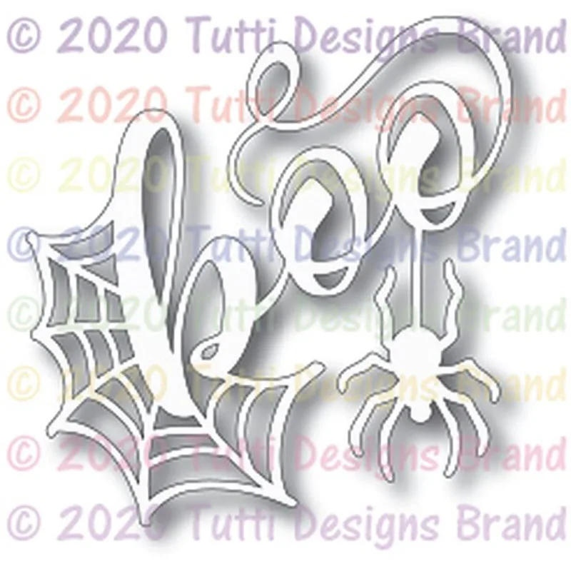 Металлические пресс-формы Spooky Boo 2021 для скрапбукинга сделай сам и изготовления