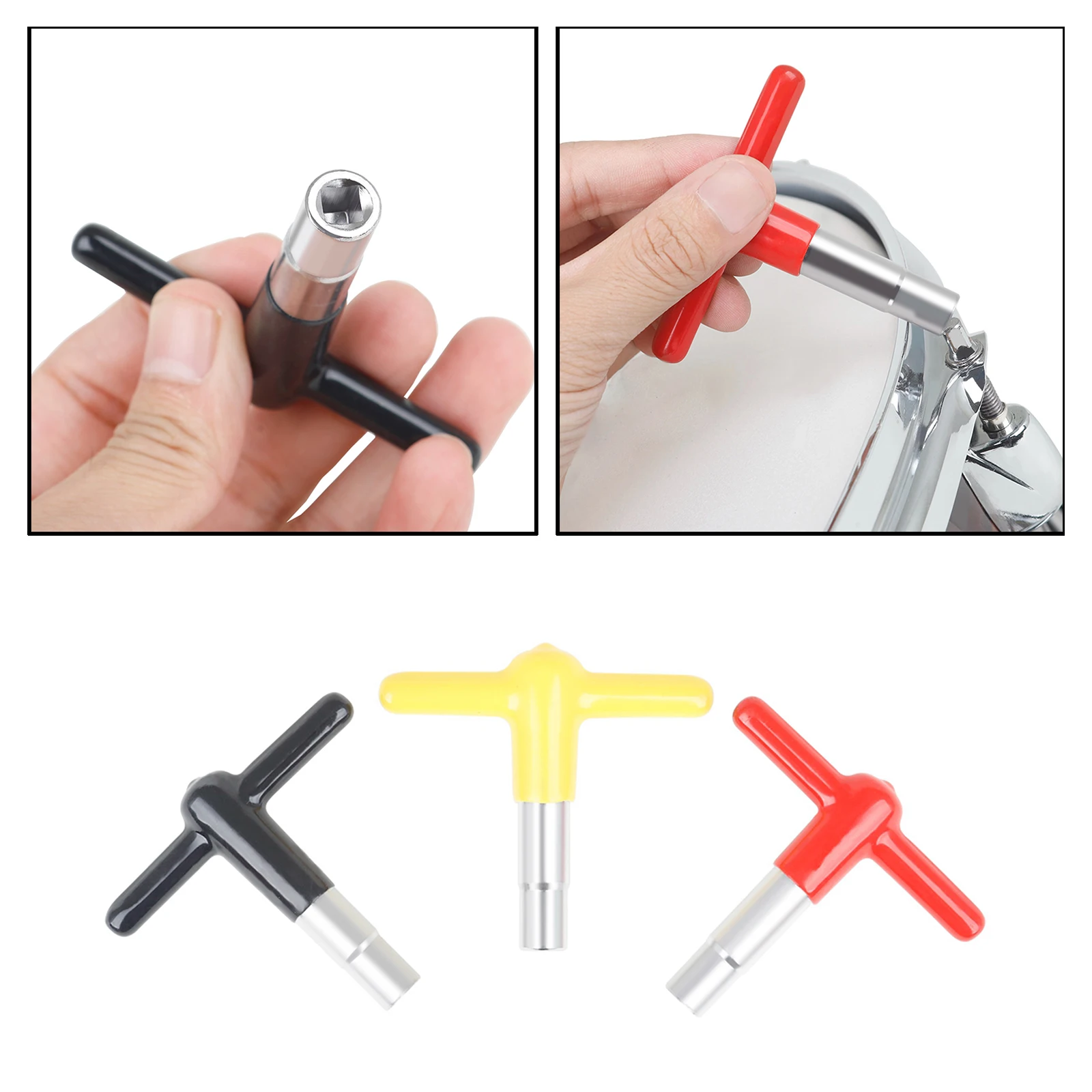 1pc Drum Tuning Key T-type Universal Tuner Standard Square Cover Accs Parts | Спорт и развлечения