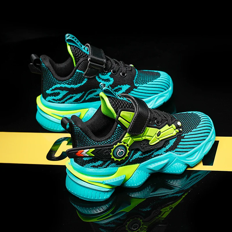 

2021 Spring Casual Boys Sneakers Breathable Running Teenager Autumn Shoes Children Kids Size 28-38 Outdoor Walking
