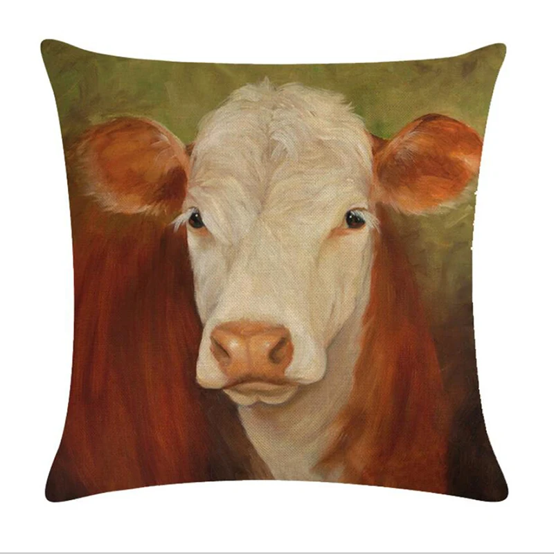 Минималистский подушки льняная Подушка Чехол для домашний текстиль картина