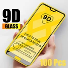 Закаленное стекло 9D с полным покрытием клея, 100 шт., защитная пленка для экрана OPPO Realme 8 Pro C11 C20 C21 C25 C25S GT Neo Q3 X9 X7 MAX
