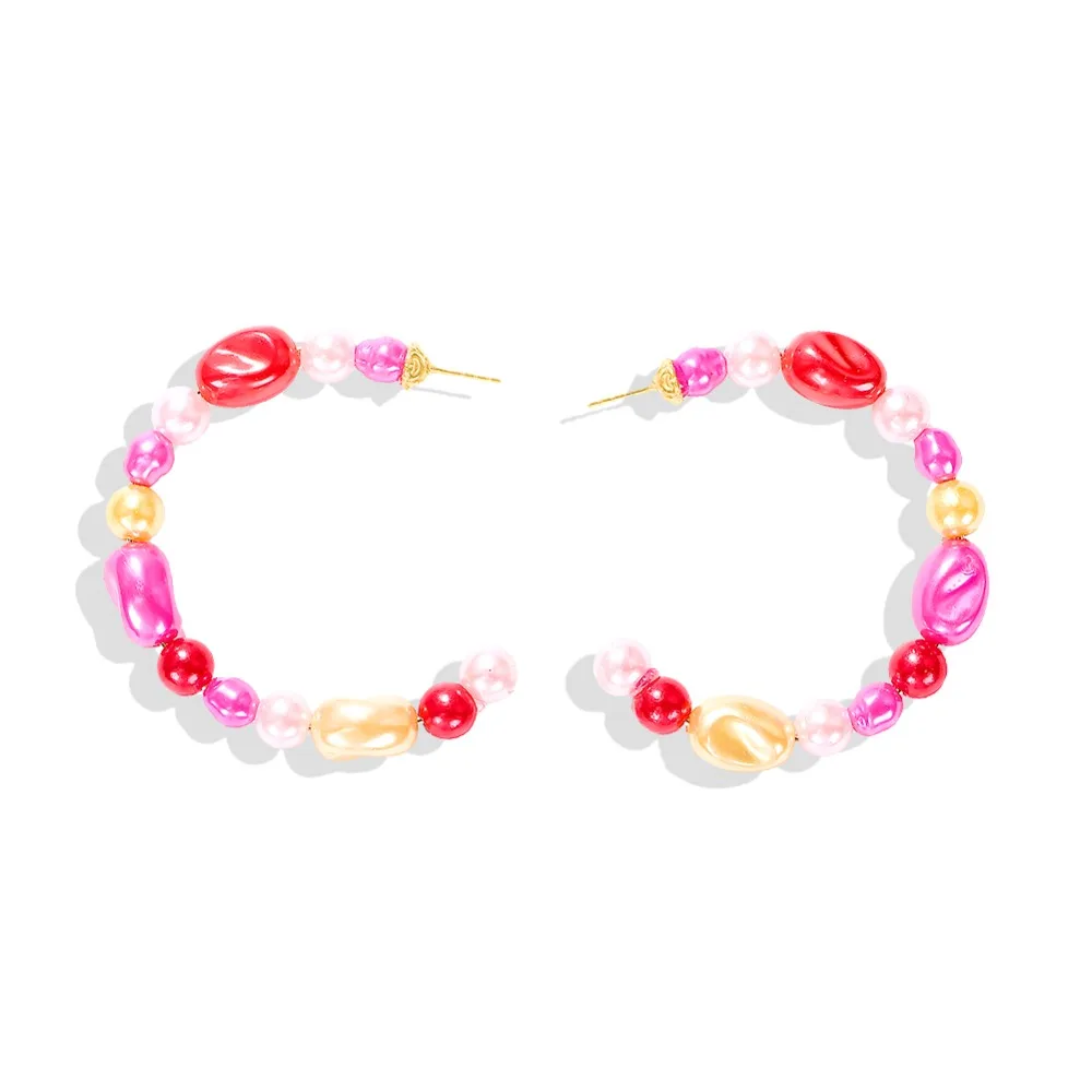 Miwens Bauble Bar Роскошные Жемчужные Серьги-кольца для женщин 31 тип очаровательный с жемчугом эффектные круглые серьги вечерние висячие украшения макси