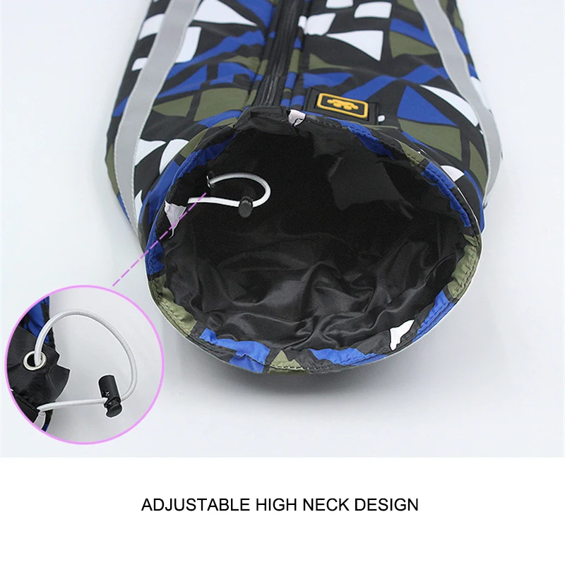 Новейшая модная водонепроницаемая куртка с принтом для собак