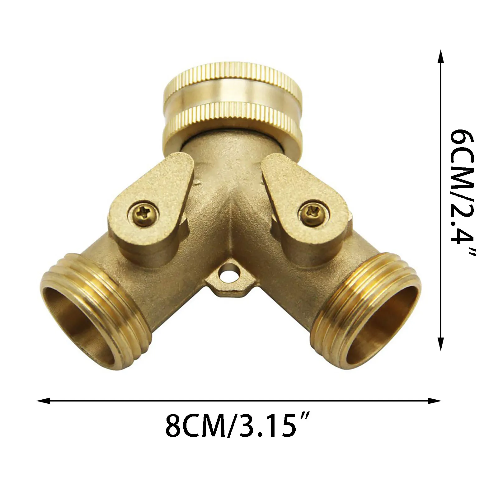 

New Kitchen Faucet Accessories Garden Hose Splitter 2 Way Tap Hose Connectors Water Distributor Switch Garden Hose Connectors