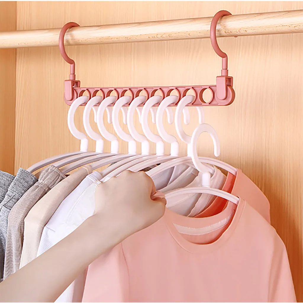 Anti-skid 360 Rotate Hanger Multifunction Clothes Hook Wardrobe Storage Rack Closet Organizer | Дом и сад