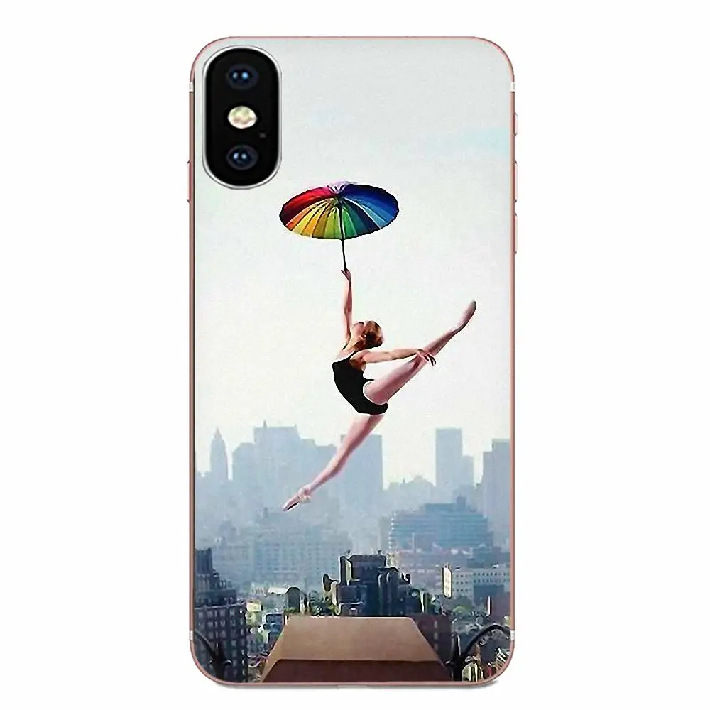 TPU Cell Bags For Huawei Mate 9 10 20 P P8 P9 P10 P20 P30 P40 Lite Pro Smart 2017 Ballerina Dance Ballet Girl Shoes | Мобильные