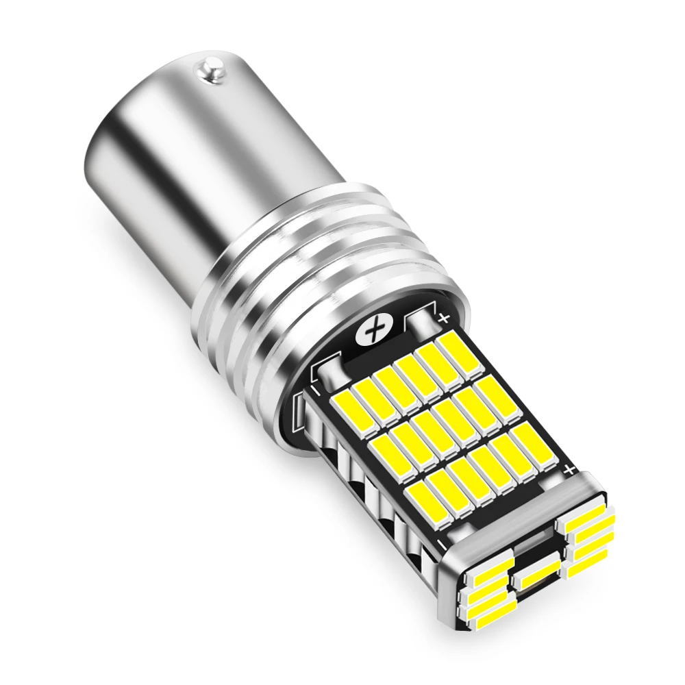 2pcs BA15S 1156 P21W W16W T15 LED Canbus Car Reverse Lights for BMW E46 E60 E90 E91 E92 E36 E39 E87 Z4 F30 F20 F10 X5 E53 E70 | Автомобили