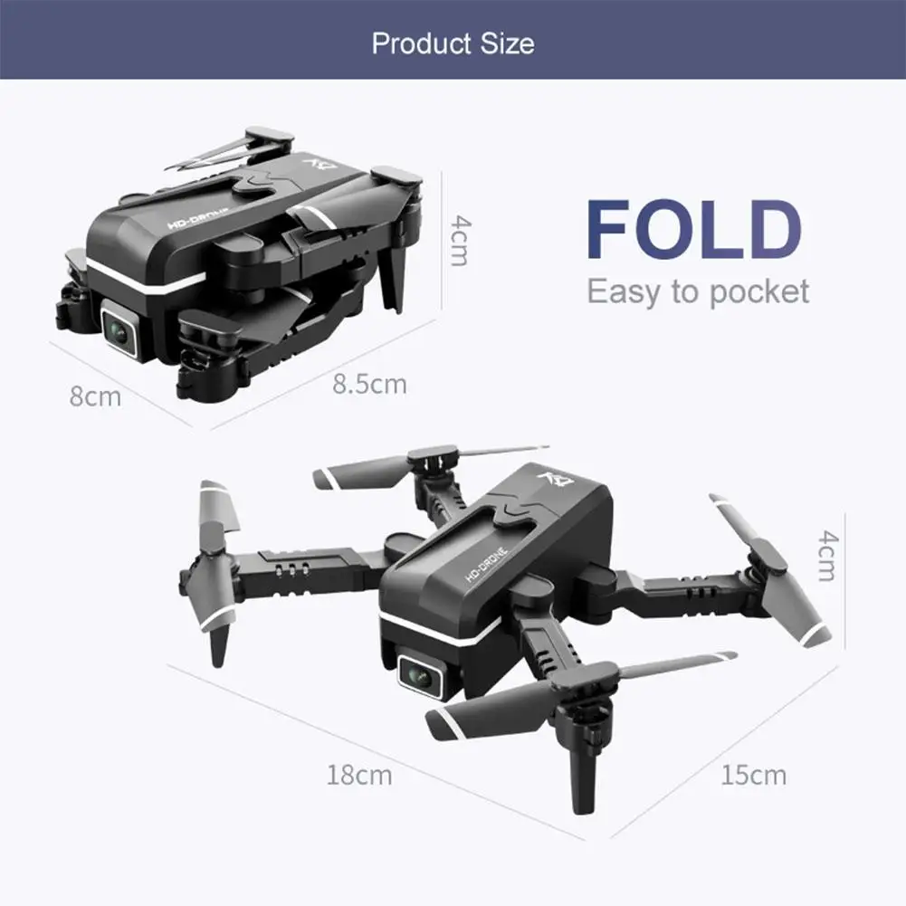 2021 Новый KK1 мини-Дрон с разрешением 4K HD двойной Камера Wi-Fi Fpv Давление игрушки