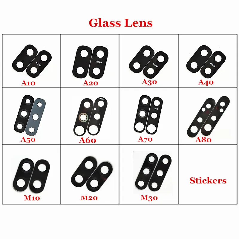 

10x задняя камера стеклянный объектив с наклейкой для Samsung Galaxy A10 A20 A30 A40 A50 A60 A70 A80 A90 M10 M20 M30