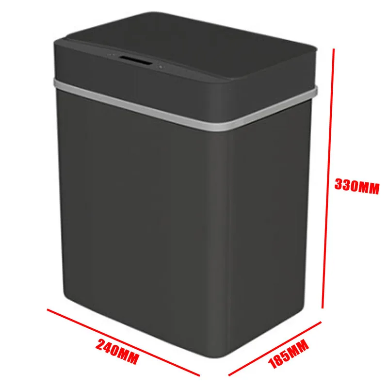 

15L Automatic Induction Electric Waste Bins Touchless Smart Infrared Motion Sensor Rubbish Waste Bin Battery Version Trash Can
