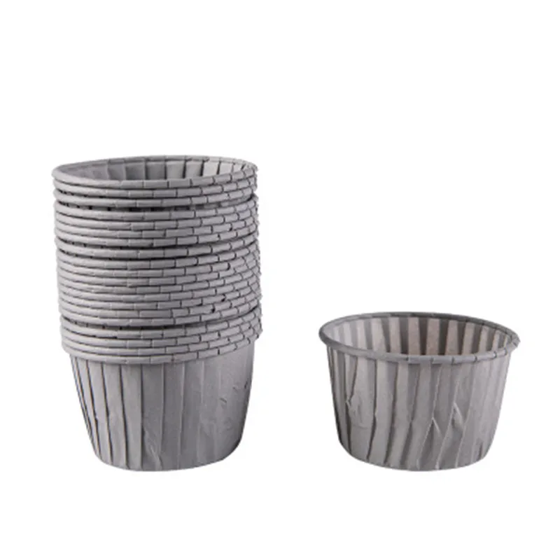 Зеленый кекс для маффинов бумажный стаканчик кексов подкладка кружка выпечки