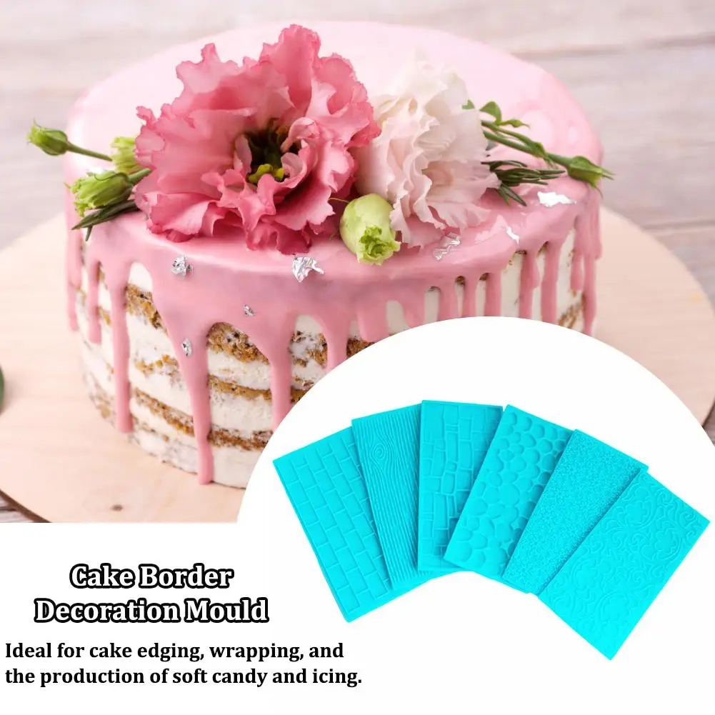6 шт. для края торта декоративная форма набор настенная кекса верхнее украшение