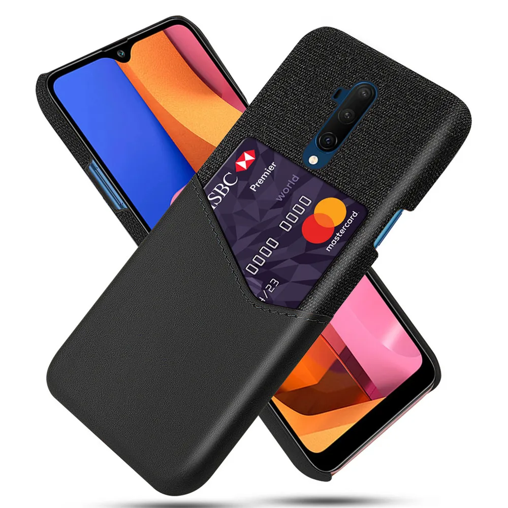 Чехол с отделениями для карт OnePlus 7T Pro 7 6T 6 5T 5 1 + роскошный чехол-кошелек | Мобильные