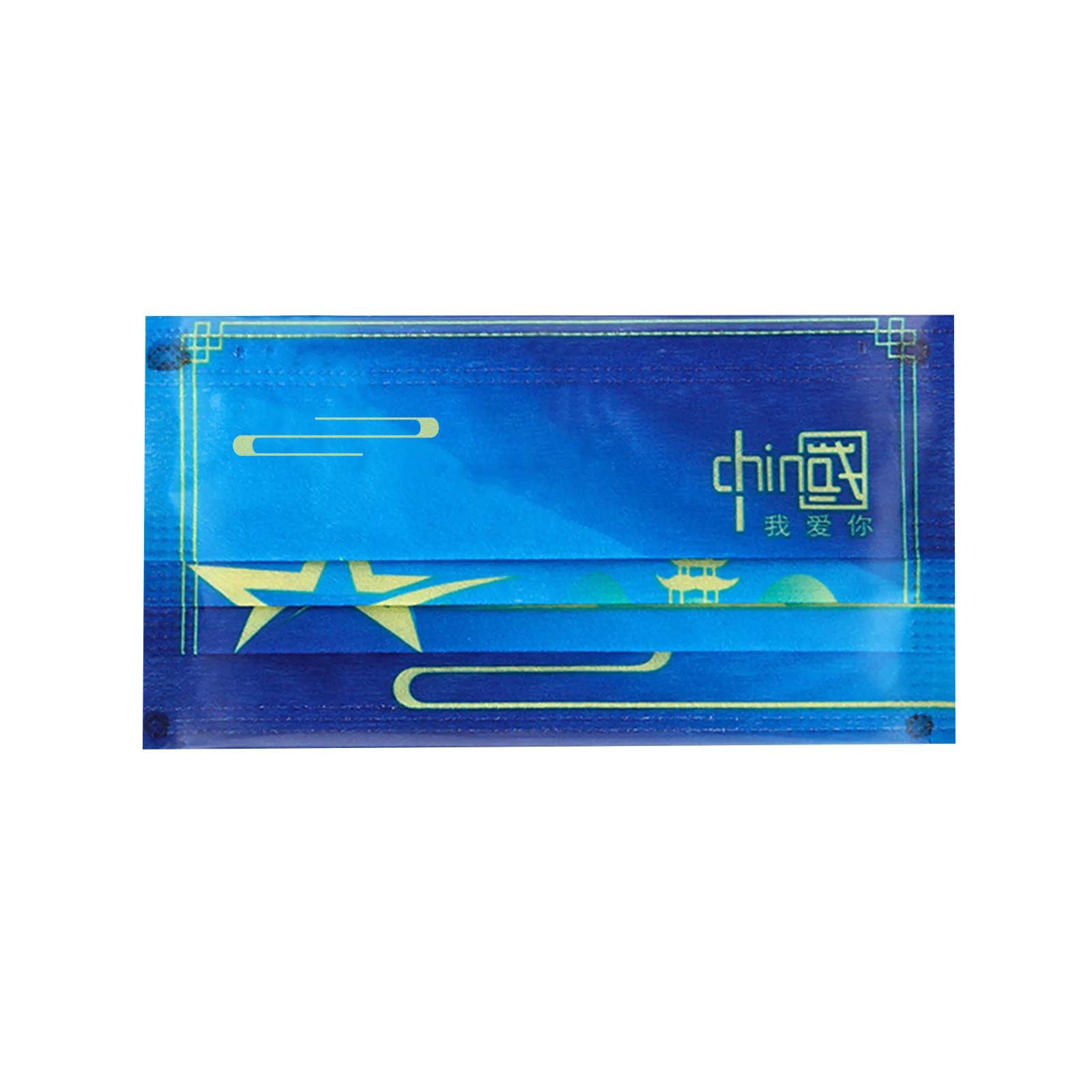 Китайская красная маска для лица в стиле рождественских и Хэллоуинских костюмов для женщин взрослых с независимой упаковкой одноразовых масок.