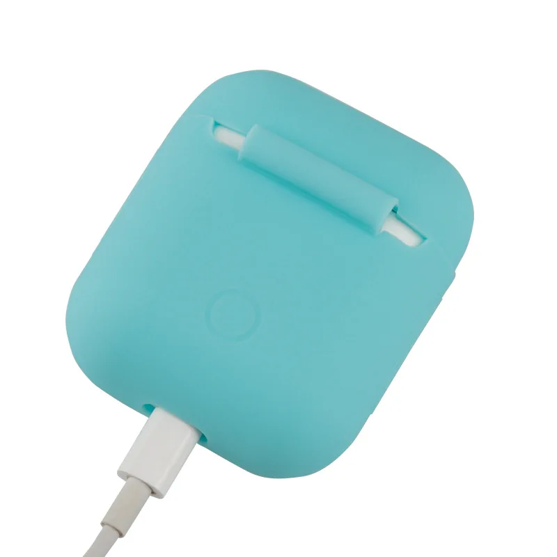 Силиконовый чехол для беспроводных наушников планшетов Apple AirPods портативная