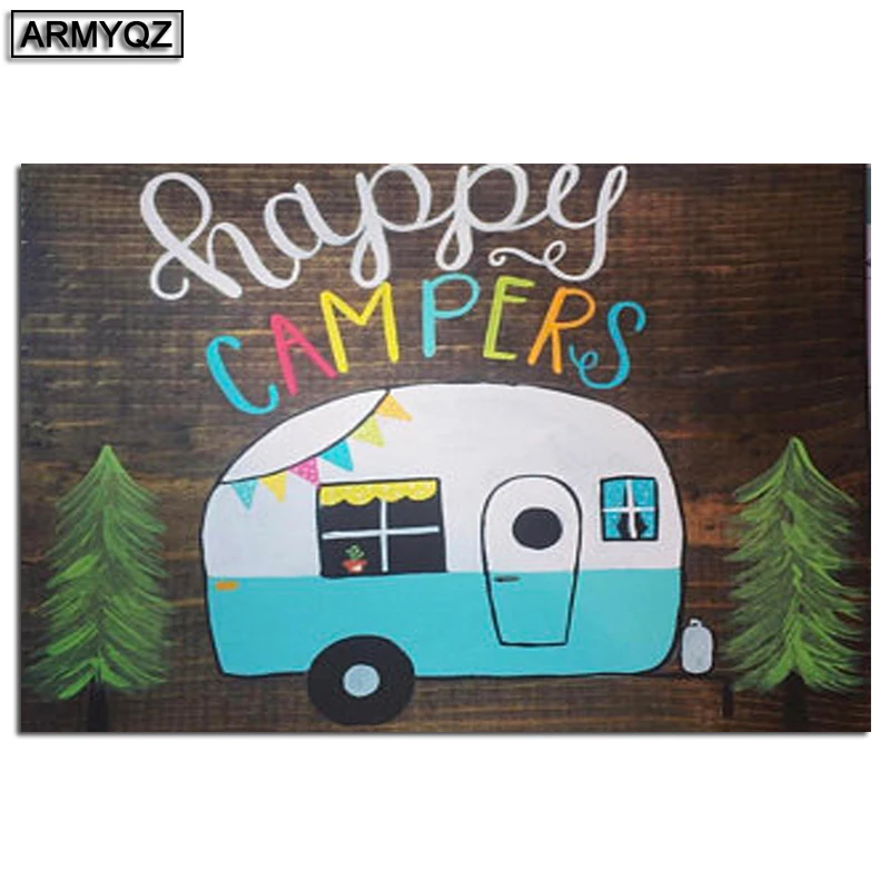 5D алмазная живопись Счастливый верблюд сделай сам картина с круглыми стразами 5d