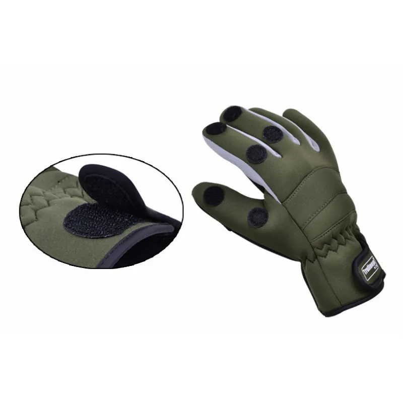 Trulinoya Водонепроницаемая Изоляция дышащие полностью три пальца удобные Pesca Спорт