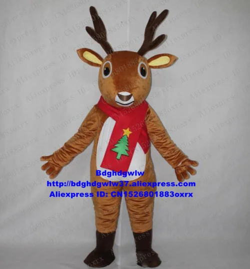 Костюм каштанового оленя лосяного костюм талисман персонаж из мультфильма