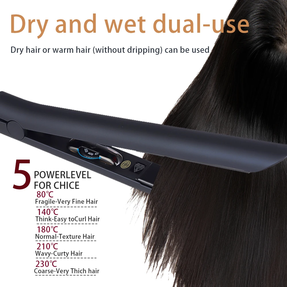 IRUI выпрямитель для волос 2 в 1 утюжок выпрямления и завивки профессиональные