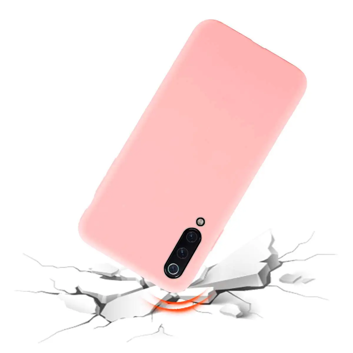Твердые Цвет силиконовый чехол для Xiaomi Mi 9 SE 9T Pro A1 A2 Lite A3 CC9e RedMi Note 8 7 Pro K20 6 6A 8A 8 карамельный мягкий чехол для телефона