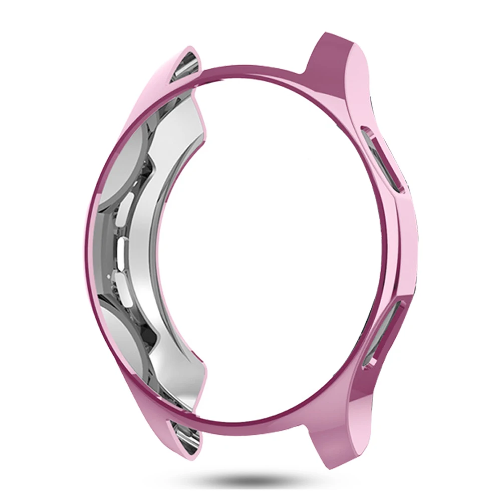 rose pink Чехол для samsung Galaxy Watch 46 мм 42 мм/gear S3 frontier, мягкий бампер, аксессуары для умных часов, защитный чехол со стразами - Цвет: rose pink
