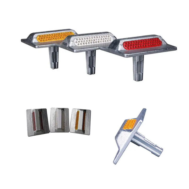 Желтый отражатель 50T стальной кошачий глаз|Отражатели| |