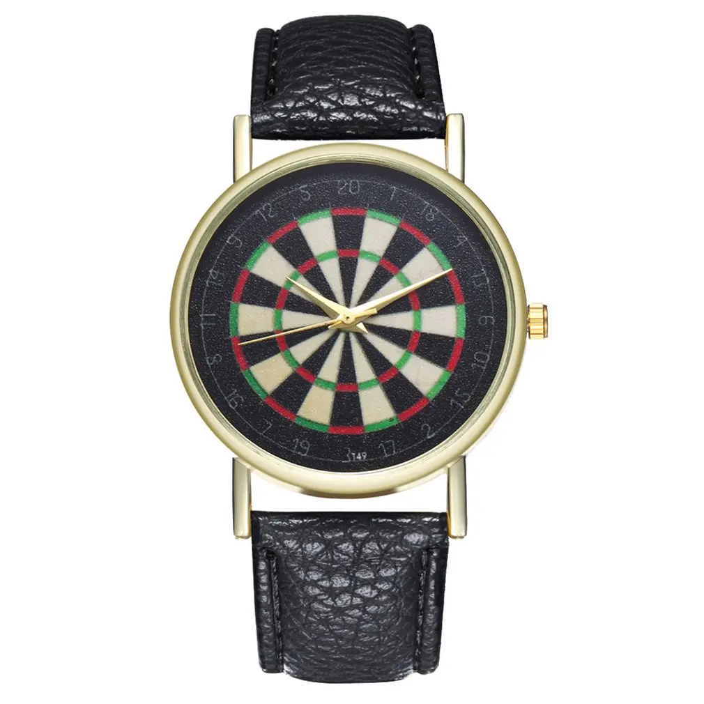 Высококачественные брендовые новые полезные кварцевые часы T49 с кожаным