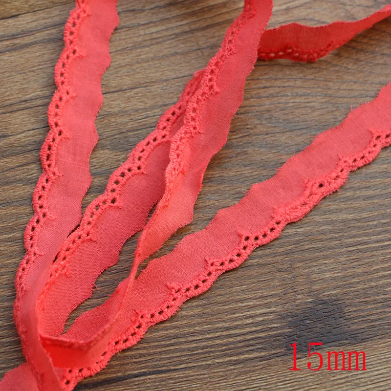 2 ярда 5 см розовый хлопковый тройной кружева для ремесла/одежды/шитья оптовая