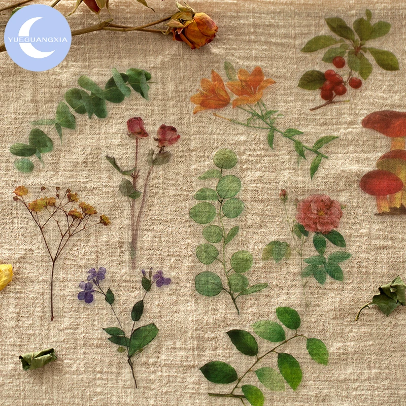 YueGuangXia Botany старые наклейки Дневник для скрапбукинга ретро дневник пуля игрушка