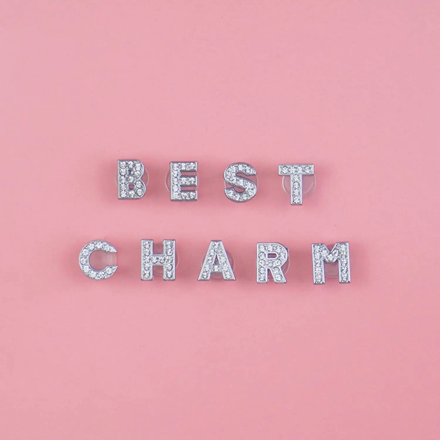 Alloy diamond Different Alphabets Numbers jibz for croc Shoe Charms Decoration for Boy and Girl