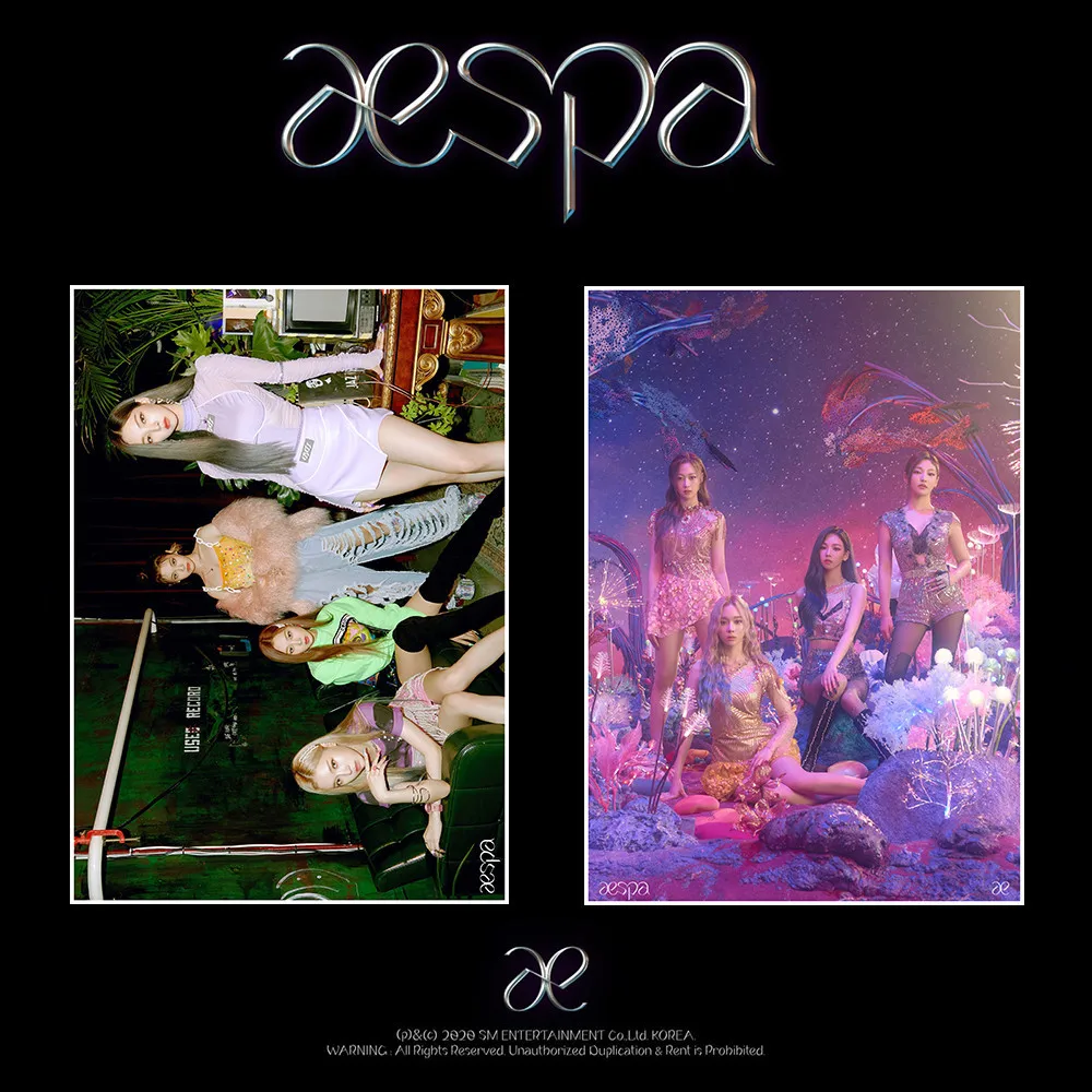 

New Girl Group Aespa Black Mamba Posters Wall Decoration Stickers GISELLE