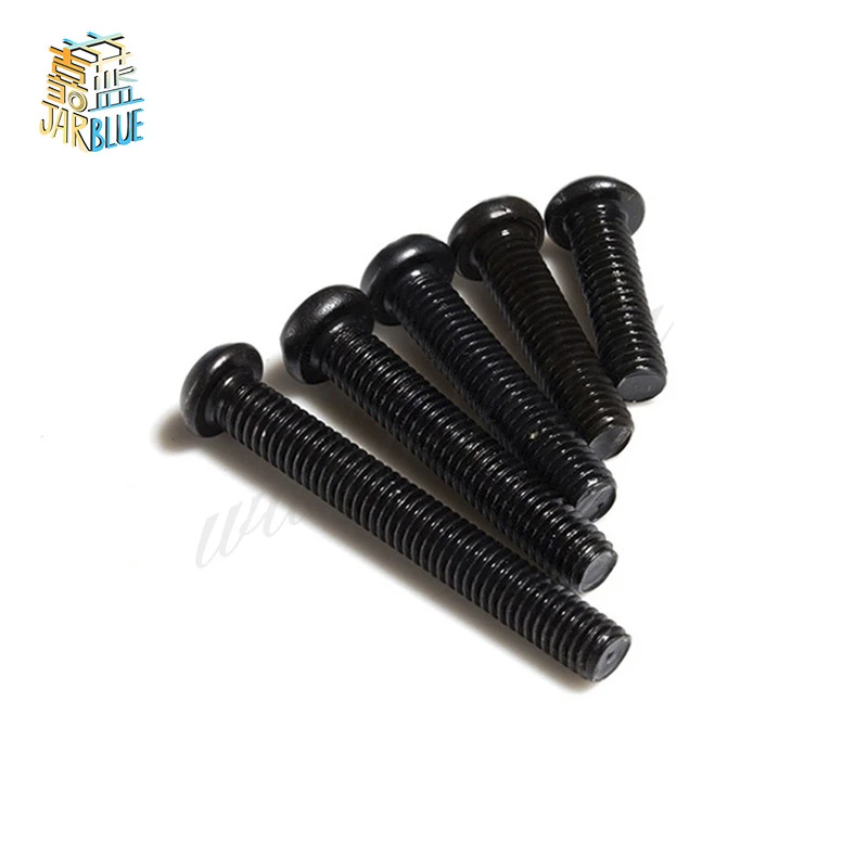 Винты крестовые встраиваемые с головкой 50 шт. винты черные из углеродистой стали