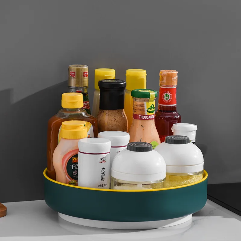 

Rotating seasoning shelf asphalt kitchen mesa multi-functional asphalt sauce bottle seasoning storage supplies home