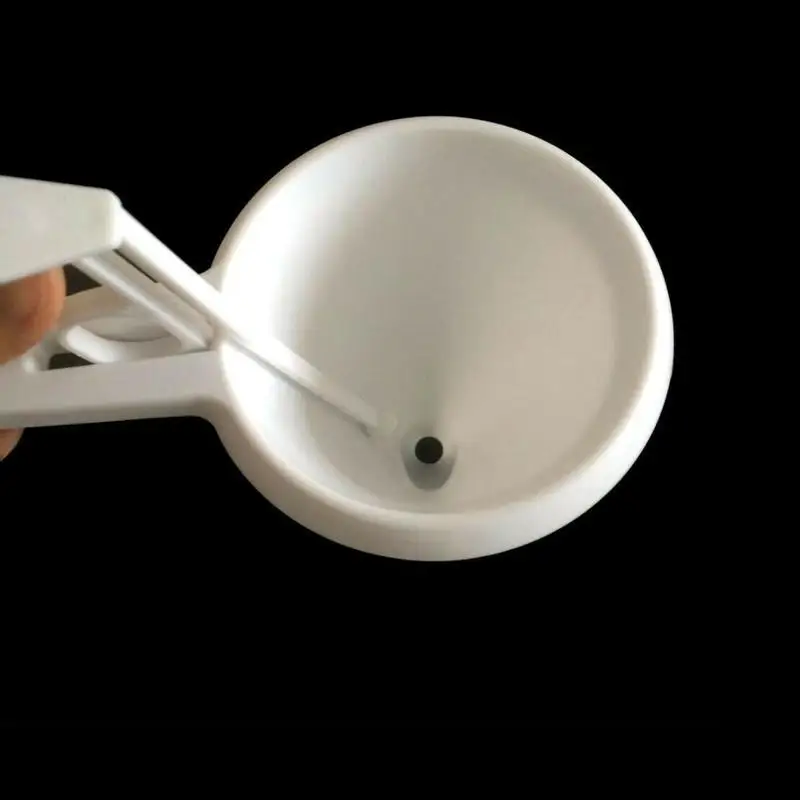 Пластиковом черном/белом острый рот Воронка для крем обледенения глазурь тесто