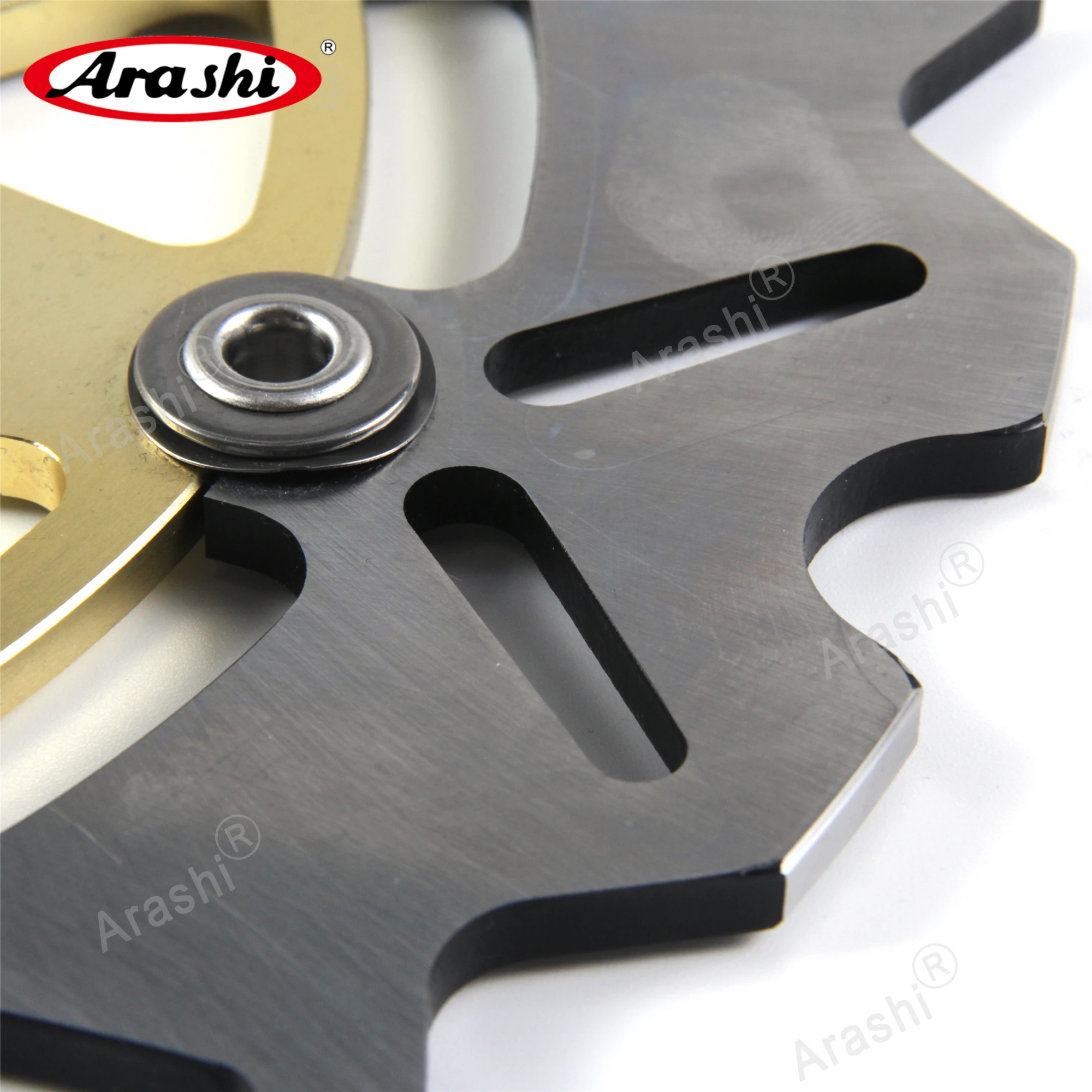 Arashi 1 комплект для KAWASAKI ER6F 650 2006 2015 CNC Передние Задние тормозные диски ER 6F 2007 2008 2009