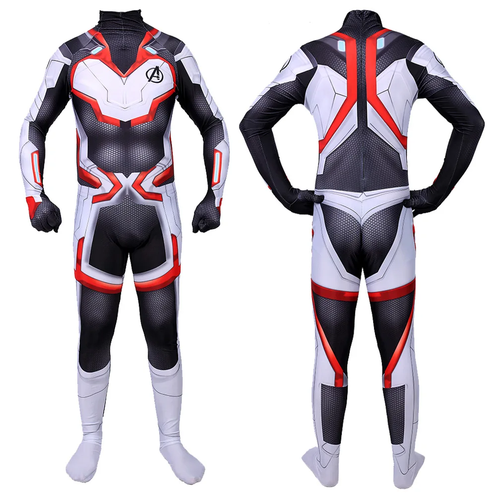 Мужской/женский/детский квантовый костюм для косплея Zentai на Хэллоуин боди