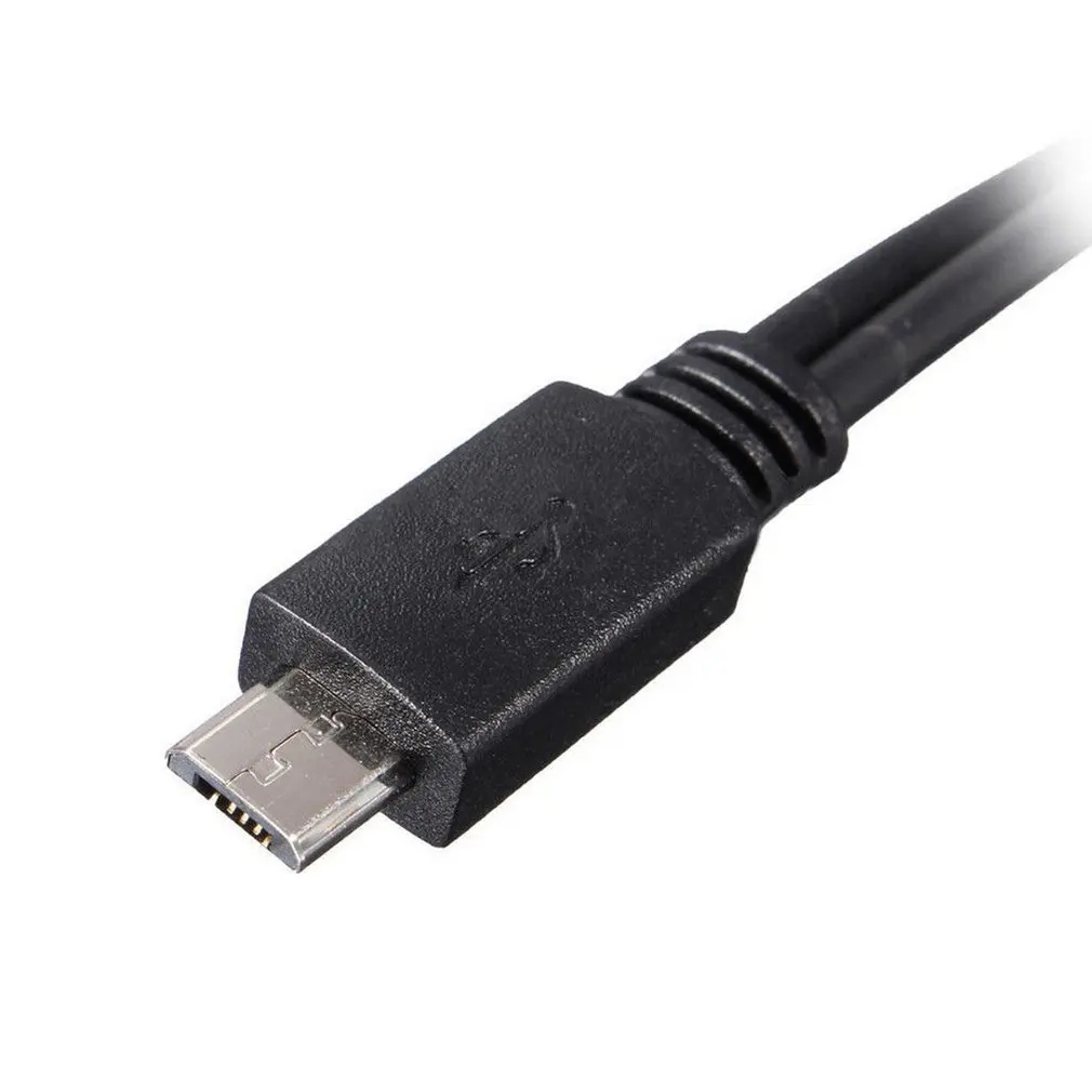 OTG Хост-разветвитель питания Y Micro USB штекер-гнездо адаптер кабель Шнур