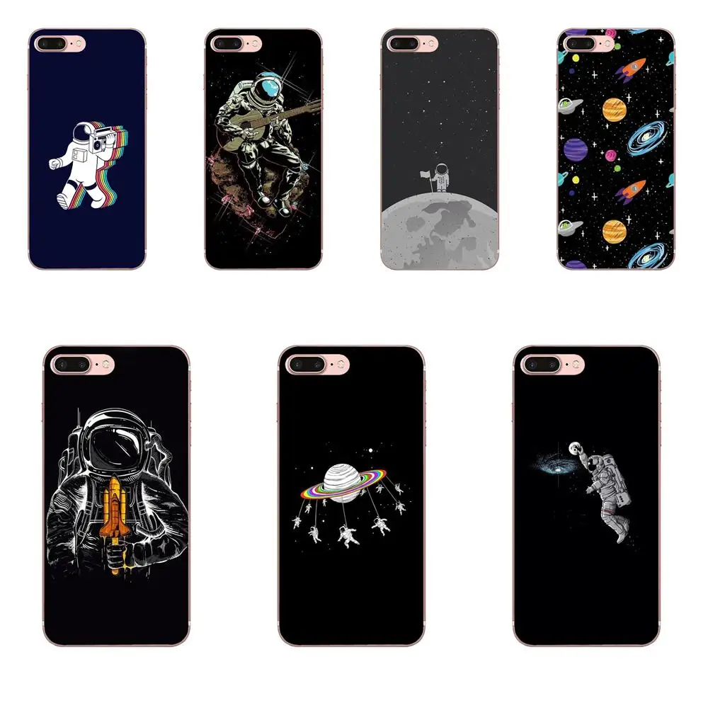 Чехол для сотового телефона из ТПУ чехол с изображением астронавта космического