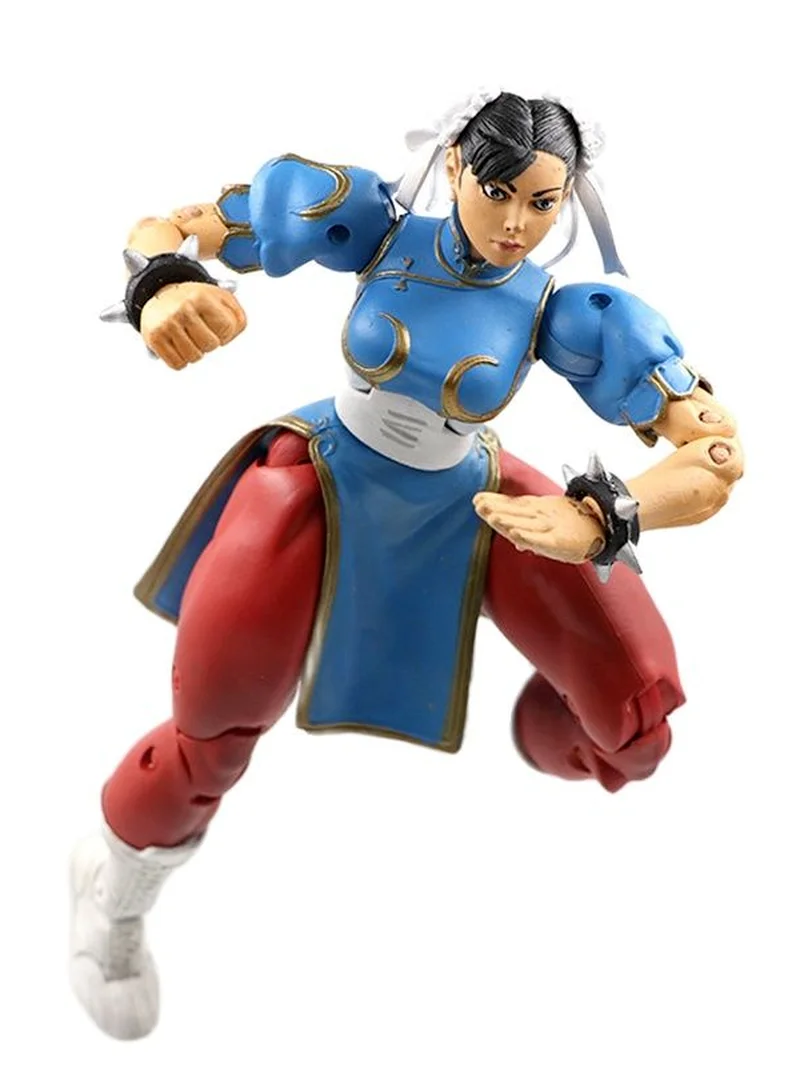 

18cm Anime Figure NECA Classic Game Chun-Li Chun Li Ken Guile Hoshi Ryu Akuma Gouki Action Figure PVC Collectible Model Toys