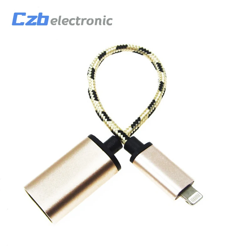 USB 2 хоста к 8 контактному комплекту подключения камеры адаптер OTG кабель для IPad Air 4