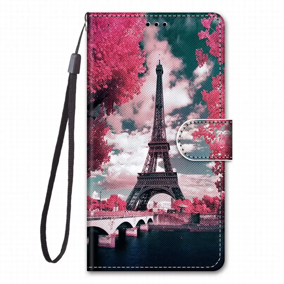 Powder Tower Bridge Милые кожаные чехлы для телефонов, чехол для Motorola Moto E4 Plus E5 G6 Play G7 Play G7 power Rose Wallet, чехол с Откидывающейся Крышкой в виде башни неба, Fundas D08F - Color: Powder Tower Bridge