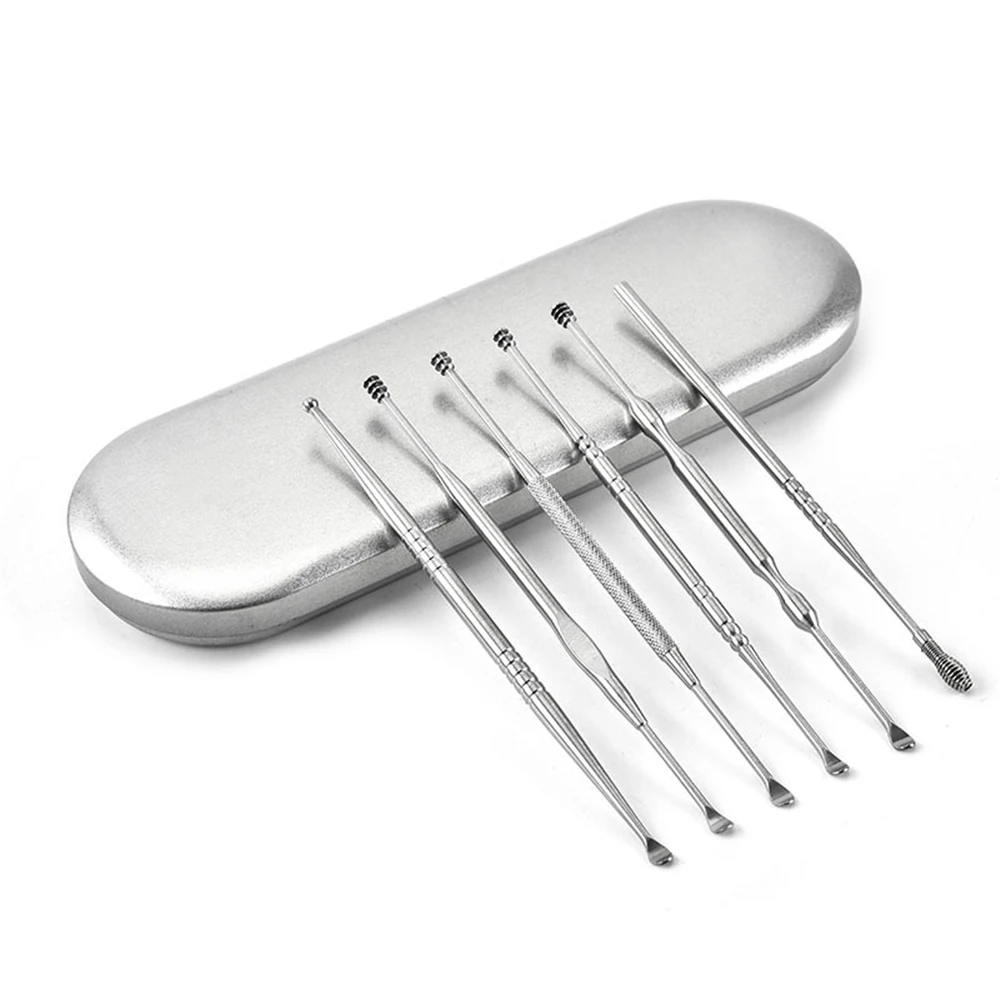 HIMABM 1 Набор ухочистка из нержавеющей стали каретка для удаления воска Ложка