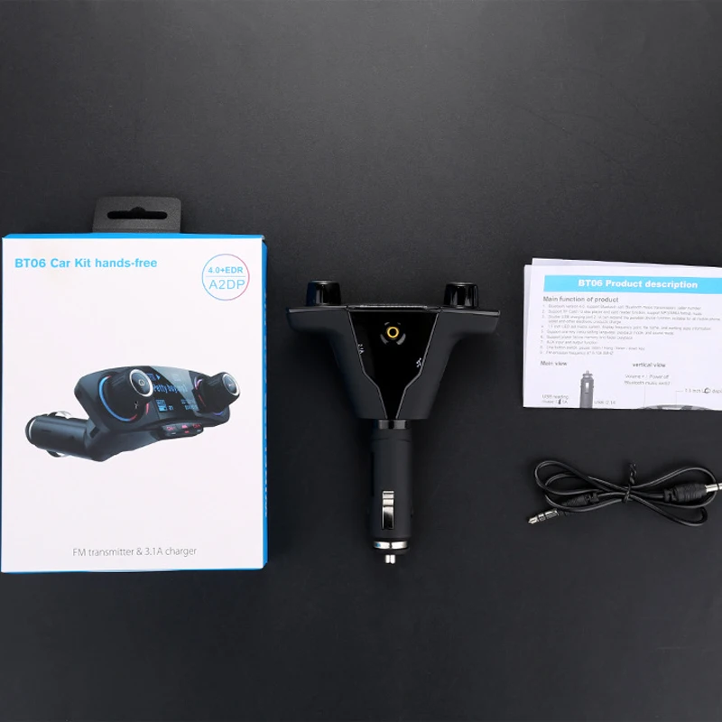 TTFTFP Автомобильный MP3-плеер с Bluetooth автомобильное зарядное устройство