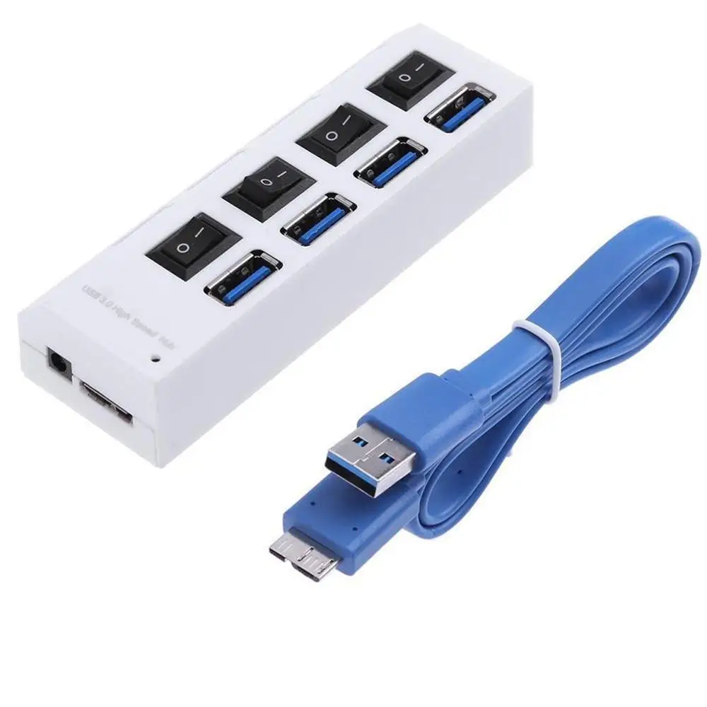USB 3 0 концентратор usb хаб мульти сплиттер Hab 4/7 порт многоразового использования