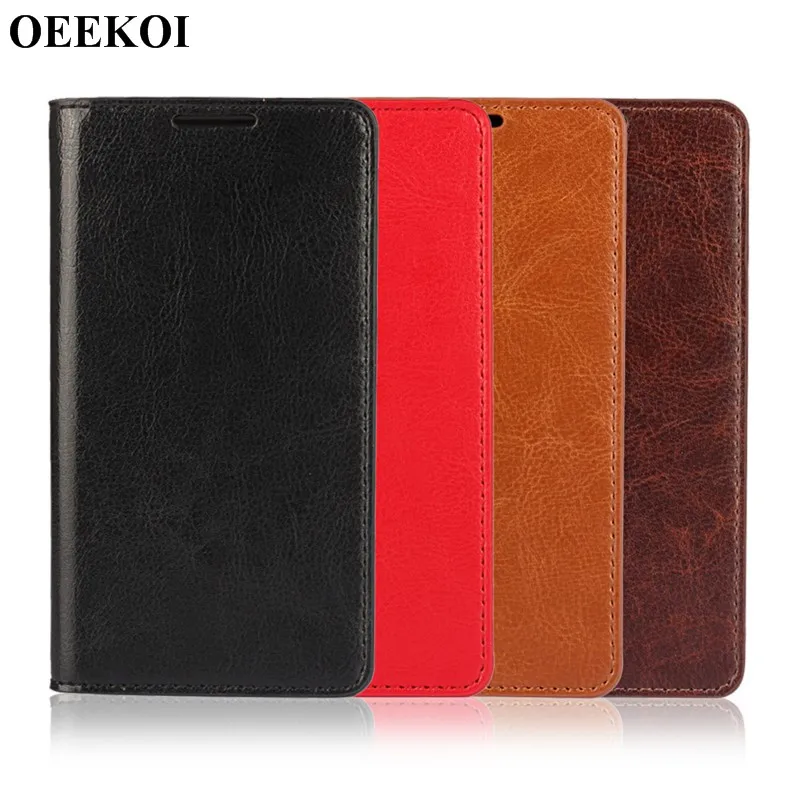 OEEKOI Crazy Horse кожаный бумажник флип чехол для sony Xperia XA3 Ultra/XA3/XA2 Plus/XZ3/Z5/Z5 Premium/Z5 Compact/XZS/XZ2