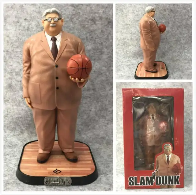 Slam Dunk фигурка тренера Anzai Sensei ПВХ SlamDunk Фигурка Статуя Коллекционная модель игрушки 21 см