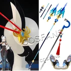 Игра Genshin Impact Shenhe Косплей копье реквизит Polearm бета оружие для Хэллоуина Карнавал маскарадная вечеринка аниме шоу аксессуары